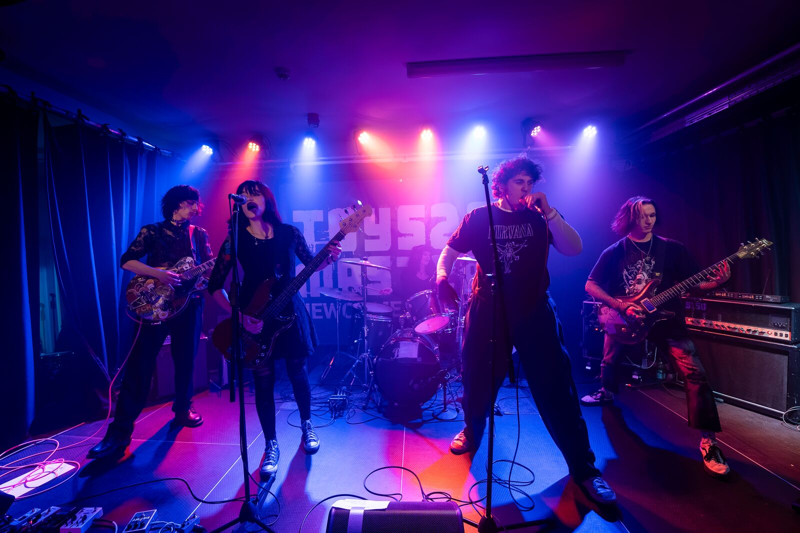 Blackbirds auf der Bühne beim Toys2Masters-Bandcontest