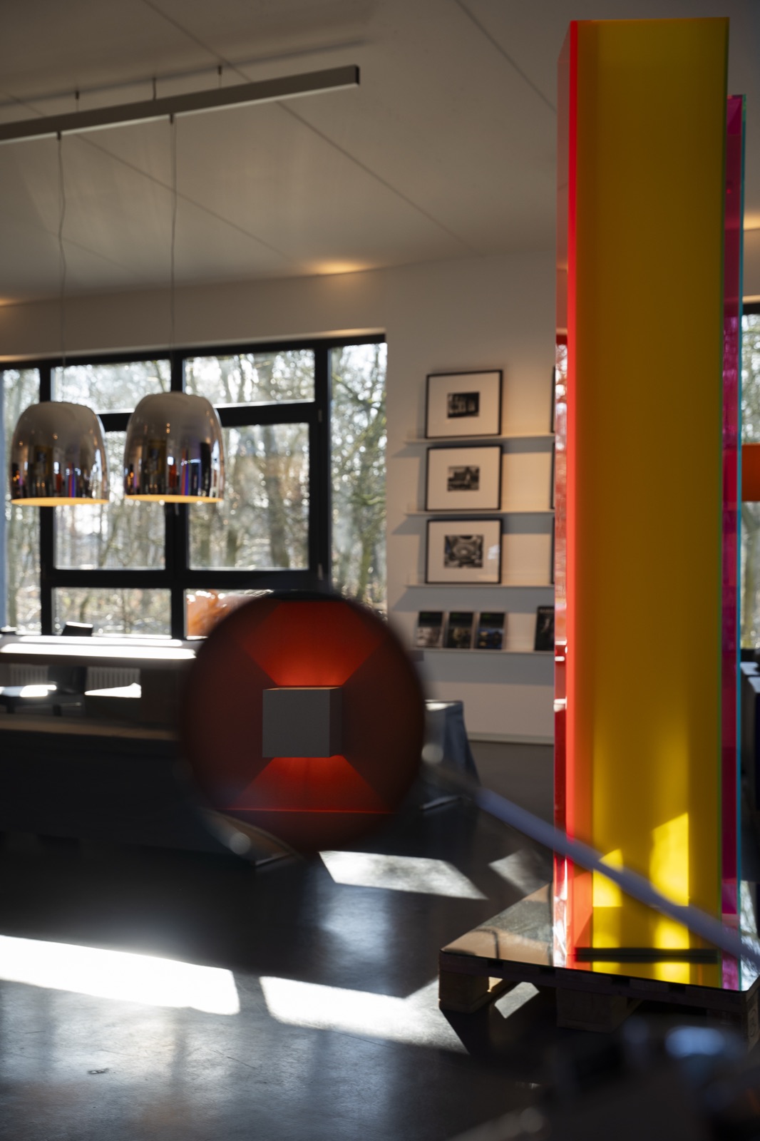 Lichtobjekt in der Kunstlicht-Ausstellung